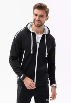 Толстовка на молнии Ombre, черный