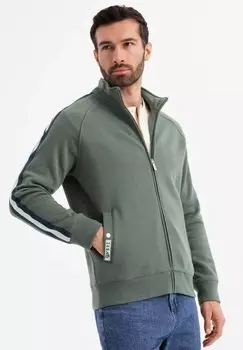 Толстовка на молнии Ombre, оливковый