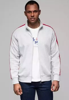 Толстовка на молнии Ombre, светло-серый