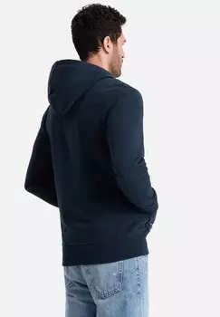 Толстовка на молнии Ombre, темно-синий