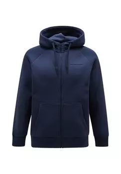 Толстовка на молнии Original Small Logo Peak Performance, цвет dunkelblau