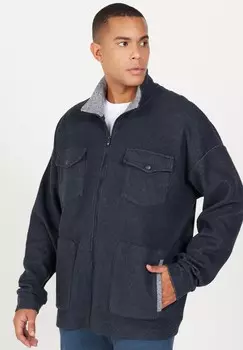 Толстовка на молнии OVERSIZE FIT NECKBAND AC&CO / ALTINYILDIZ CLASSICS, синий