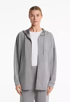 Толстовка на молнии OVERSIZE HOODED OYSHO, серый