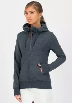 Толстовка на молнии PALINAAK A HOODED alife & kickin, цвет Mottled Blue