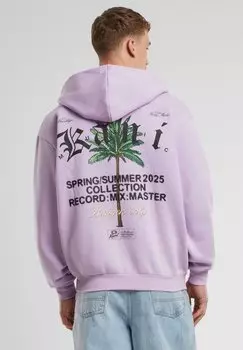 Толстовка на молнии PALM Karl Kani, фиолетовый