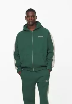Толстовка на молнии Pegador AYTOUN RAGLAN JACKET, винтажный стираный британский зеленый