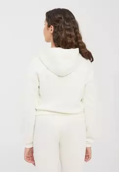 Толстовка на молнии PESANTE CON CAPPUCCIO E STAMPA COLLEGE Terranova, слоновая кость