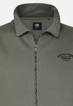 Толстовка на молнии Petrol Industries, зеленый