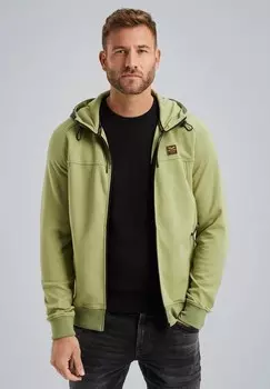 Толстовка на молнии PME LEGEND SWEATJACKE AUS INTERLOCK-SWEATSTOFF ROT PME Legend, зеленый