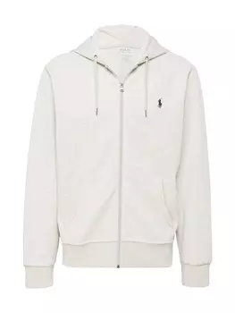 Толстовка на молнии Polo Ralph Lauren, светло-серый/пестрый серый