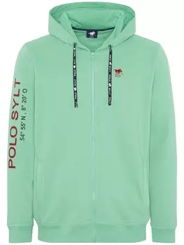 Толстовка на молнии Polo Sylt, зеленый