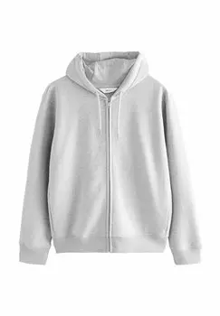 Толстовка на молнии PREMIUM RICH - REGULAR FIT Next, серый