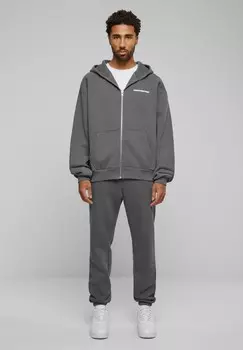 Толстовка на молнии PROHIBITED, серый
