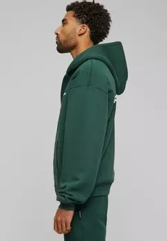 Толстовка на молнии PROHIBITED, зеленый