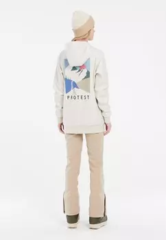 Толстовка на молнии Protest, кремовый