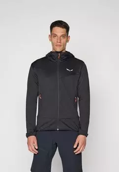 Толстовка на молнии PUEZ ALTAVIA Salewa, черный