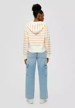 Толстовка на молнии QS, абрикос