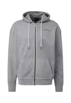 Толстовка на молнии QS, светло-серый