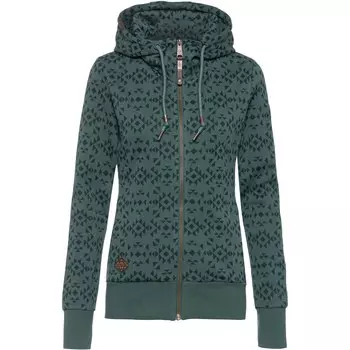 Толстовка на молнии Ragwear Cinda, зеленый