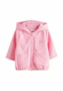 Толстовка на молнии REGULAR FIT -HOODED Next, фуксия