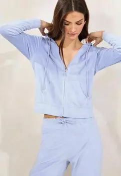 Толстовка на молнии REGULAR FIT THROUGH Lipsy, синий