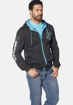 Толстовка на молнии RODERICH Jan Vanderstorm, темно-серый