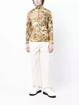 Толстовка на молнии с графичным принтом Palmer, оранжевый