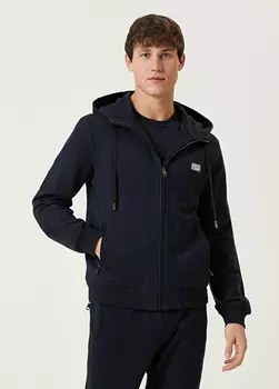 Толстовка на молнии с капюшоном Dolce&Gabbana, синий