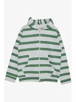 Толстовка на молнии с капюшоном и длинными рукавами для маленьких девочек Breeze, смешанный