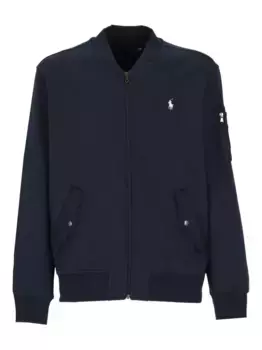 Толстовка на молнии с карманами POLO RALPH LAUREN, синий