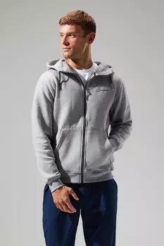Толстовка на молнии с логотипом Berghaus, серый
