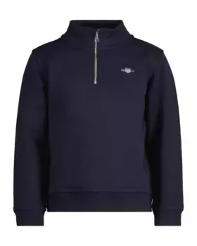 Толстовка на молнии с логотипом Gant, синий