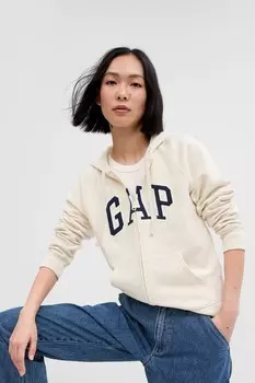 Толстовка на молнии с логотипом Gap, синий