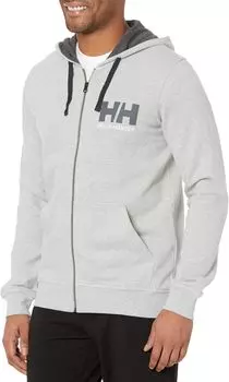 Толстовка на молнии с логотипом HH Helly Hansen, цвет Grey Melange