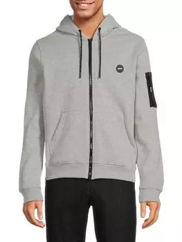 Толстовка на молнии с логотипом Park Place Dkny, цвет Heather Grey