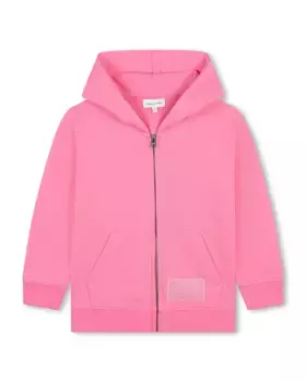 Толстовка на молнии с логотипом сзади Marc Jacobs, розовый