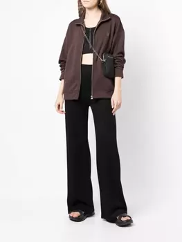 Толстовка на молнии с нашивкой-логотипом AMBUSH, коричневый