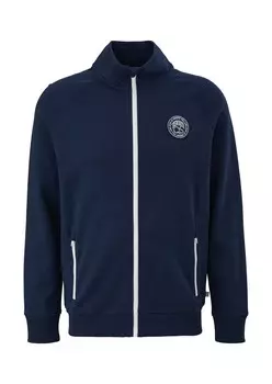 Толстовка на молнии S.Oliver, темно-синий