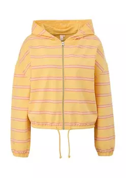 Толстовка на молнии S.Oliver, темно-желтый