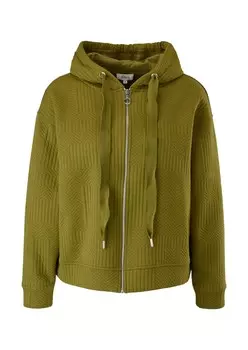 Толстовка на молнии S.Oliver, трава зеленая