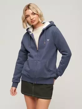 Толстовка на молнии с подкладкой Essential Borg Superdry, морской флот