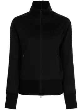 Толстовка на молнии с полосками Yohji Yamamoto, черный