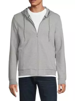 Толстовка на молнии с принтом Kenneth Cole, серый
