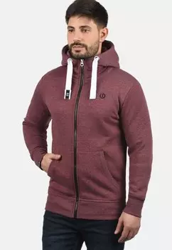 Толстовка на молнии Sdbenn High Neck Zip Solid, цвет wine red