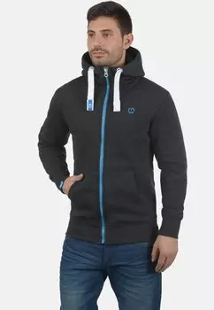 Толстовка на молнии Sdbenn High Neck Zip Solid, цвет dark grey