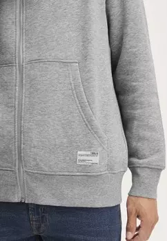 Толстовка на молнии SDLENZ ZIPPER SW Solid, серый