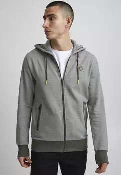 Толстовка на молнии Sdrafko Solid, цвет deep forest melange