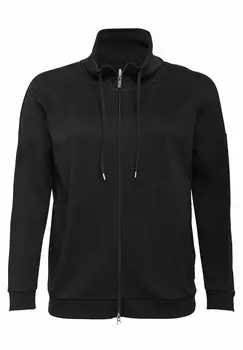 Толстовка на молнии Sheego, черный