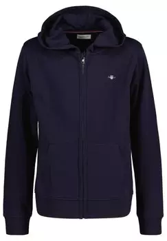 Толстовка на молнии Shield GANT, цвет evening blue