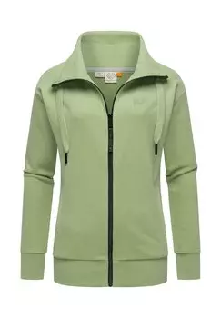 Толстовка на молнии SHOCKY Ragwear, зеленый
